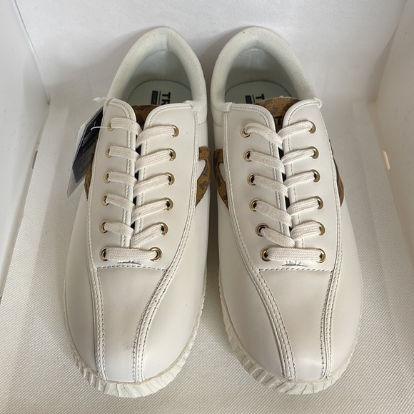 Tretorn Leopard Nylite Leather Sneakers Size 9M - NWT - Picture 6 of 15